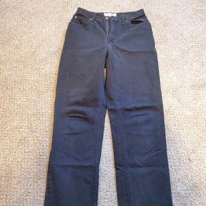 Jones Sport Black Denim Mom Jeans